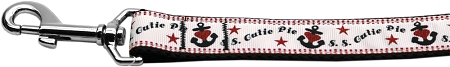 SS Cutie Nylon Dog Leash 3/8 inch wide 6ft Long